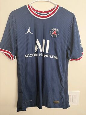 Jordan Paris Navy Jersey with Red, White & Blue Accents